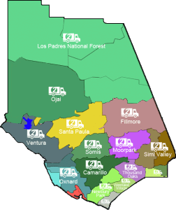 Ventura County movers map