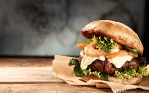 A Burger from a Food Place in LA