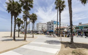 A LA Attraction - A Beach Front with Shops