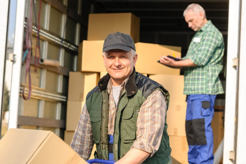 Man Not Stressed, Relaxed During a Move with Attention to Detial Moving