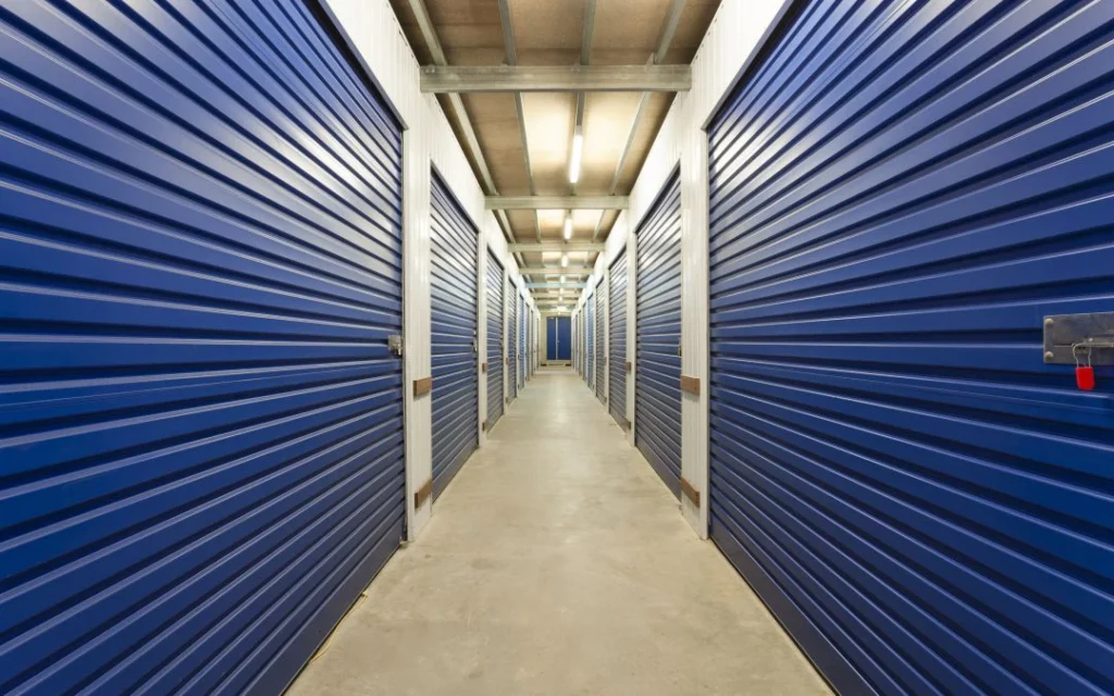Storage Lockers at a Self Storage