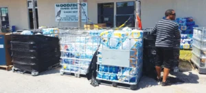 Supplies from Simi Valley are ready to be delivered to residents of Woodsboro Texas
